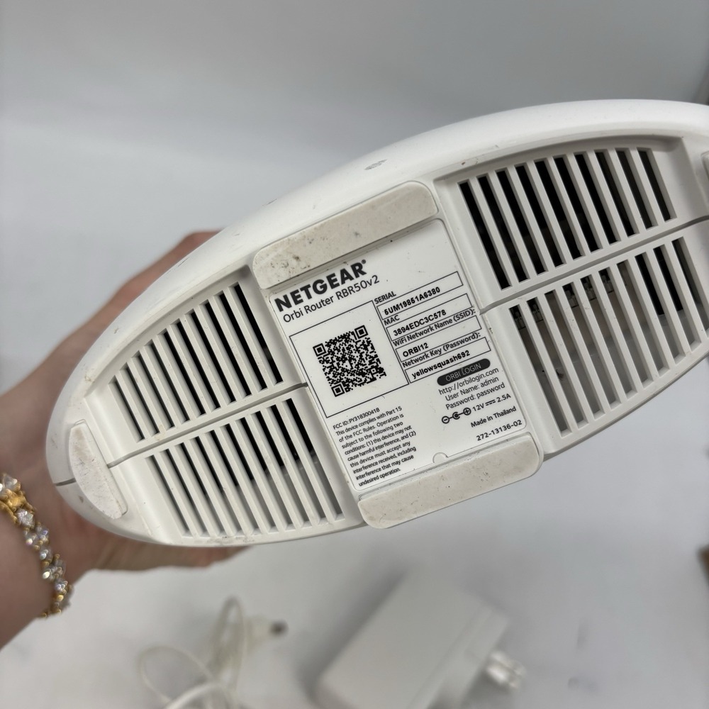 Set of 3 NETGEAR Orbi Routers RBR50v2, Satellite RBS50v2, Router RBR50 Wifi - Picture 12 of 14